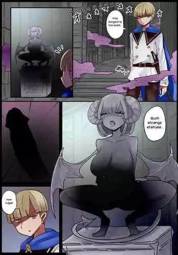 [@vae_c] The Hero Who Was Attacked By a Gargoyle and then Turned Into One! (Skeb)